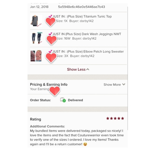 ♦️CLEARANCE♦️(14W) 5🌟Jeggings - Picture 6 of 6